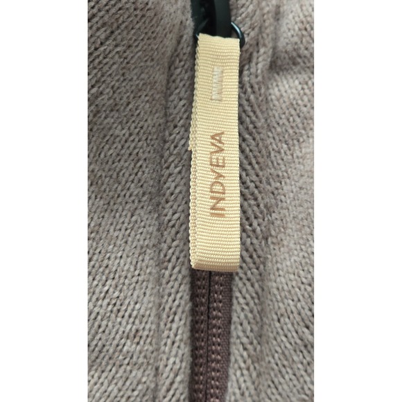INDYEVA Womens Pullover Quarter Zip Top Sepia Rose Activewear Sz‎ L - Picture 6 of 9